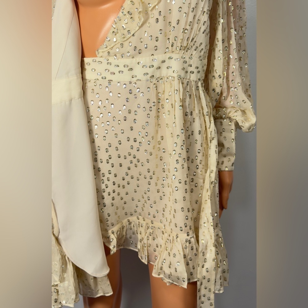 Zimmermann Cream Long Sleeve Dress - Picture 16 of 16